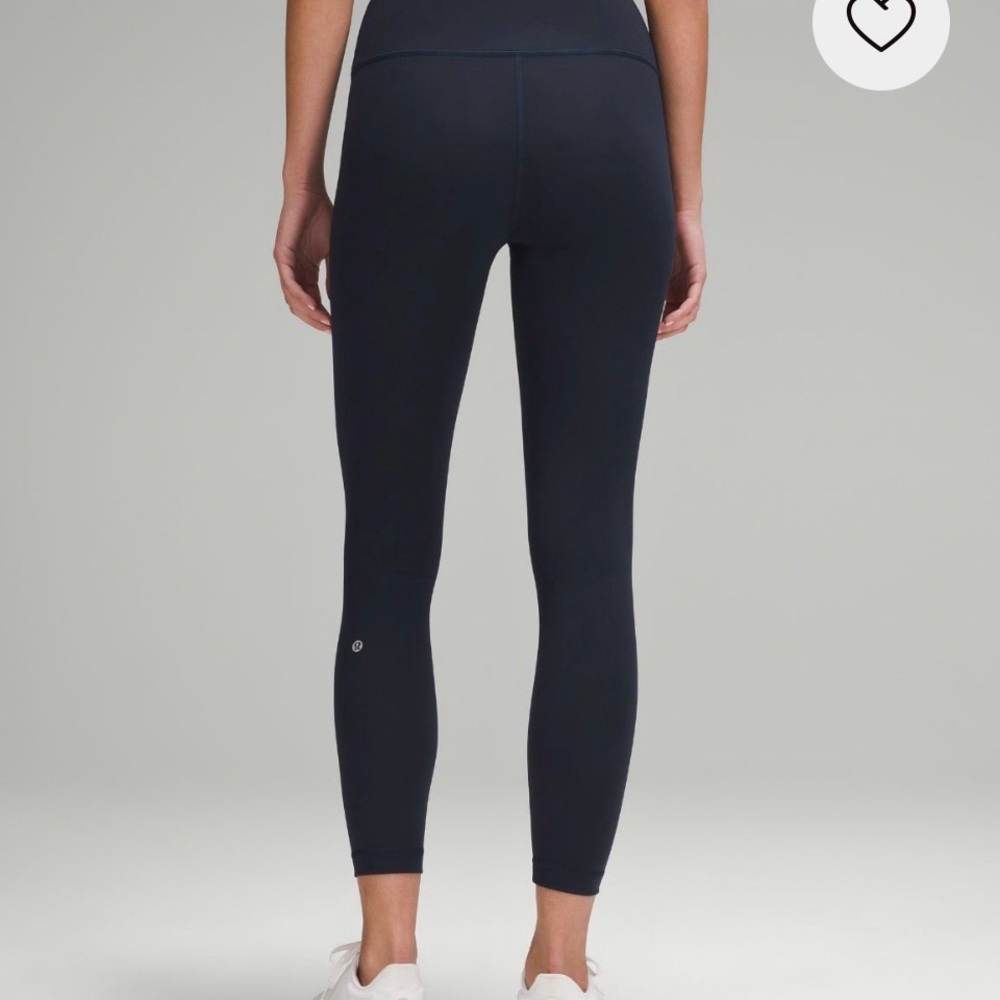 Lululemon Athletica Wunder Train True Navy Leggings